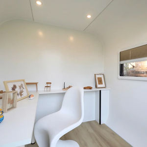 Китай, оптовая продажа, крошечный 10-футовый Яблочный домик для офиса, красочный мини-сборный модульный дом, индивидуальный цвет, алюминиевый капсульный дом - Product Image 4