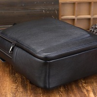 Nouveau sac à dos en cuir de haute qualité pour hommes, grande capacité, plusieurs compartiments, sac à dos pour ordinateur, sac à dos de voyage quotidien en cuir souple