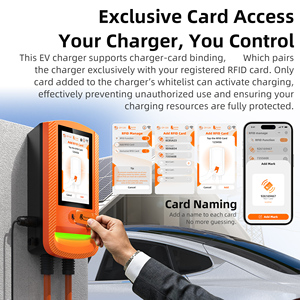 Chargeur de Véhicule Électrique à Écran Tactile 7 Pouces feyree avec Contrôle par Application Intelligente, Historique de Charge, Mise à Jour OTA et Équilibrage Automatique du Chargeur Solaire PV - Product Image 5