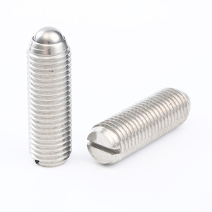 304 Stainless Steel Ball <b>Head</b> Plunger 10mm <b>Round</b> <b>Head</b> Metric Standard Thread Polishing Surface Treatment - Product Image 3