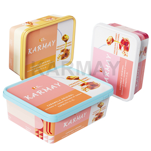 Caja de Plástico para Galletas Navideñas con Logotipo Personalizado, Cuadrada, de 3L, con Precinto de Seguridad, para 600~1000g - Product Image 4