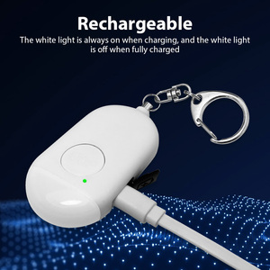 Allarme <span class=keywords><strong>Personale</strong></span> Portatile Ricaricabile Tuya 130dB per <span class=keywords><strong>Autodifesa</strong></span> e Sicurezza con Portachiavi - Product Image 2