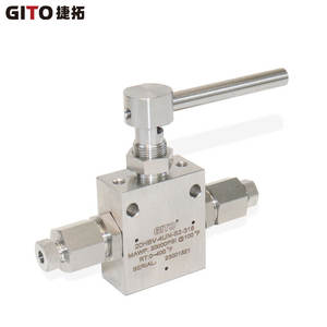 Válvula de Bola Bidireccional de Acero Inoxidable GITO 316 de Alta Presión 20000PSI con Interfaz Recta de 9/16 para Medios Gaseosos - Product Image 5