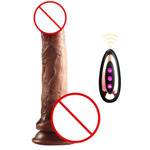 Flüssige Silikon falsche Dildos drahtlos gesteuerte weibliche sexuelle Mastur bator mit mehreren Frequenzen Klitoris massage Vibrator - Product Image 1