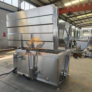 Machine à blanchir les fruits de mer et la viande |   Casserole chauffante <span class=keywords><strong>électrique</strong></span> inclinable avec couvercle automatique, orifice de vidange - Conforme CE |   Déchargement inclinable - Product Image 2