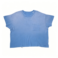 T-shirt personnalisé Kornit DTG avec impression typographique audacieuse, tissu déchiré, streetwear pour hommes, échantillon OEM gratuit