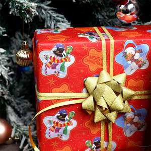High Quality Wholesale 80g <b>Christmas</b> Offset <b>Paper</b> Tissue 43*300cm Gift Luxury Custom Birthday Packaging <b>Wrapping</b> <b>Paper</b> <b>Roll</b> - Product Image 6