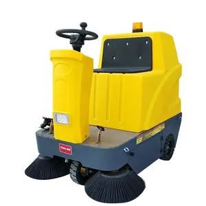 Barredora de suelo de calle Industrial, recolector de hojas para aceras, barredora automática para suelo de carretera