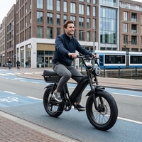 Vélo électrique tout-terrain Yangor Fatbike 20 pouces avec batterie lithium 48V 35Ah double batterie pour les trajets urbains