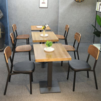 Chaise de salle à manger moderne en HPL durable, cadre en métal et fer, facile à nettoyer, robuste, empilable, imperméable, meubles pour l'école, le restaurant, la maison