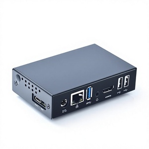 Boîtier en alliage de tôle NanoPC T4 compatible ELEC avec antennes optionnelles pour ordinateur monocarte - Product Image 1