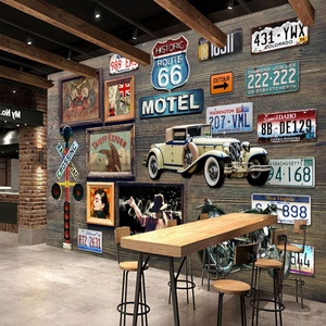 Papier peint autocollant Mural <span class=keywords><strong>Photo</strong></span> personnalisé <span class=keywords><strong>3d</strong></span>, revêtement Mural adhésif pour décoration de Restaurant, loisirs créatifs - Product Image 1