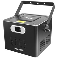 Lumière laser professionnelle RVB, ambiance romantique, pleine couleur, contrôle du son, décoration de mariage, effet d'éclairage de fond de scène