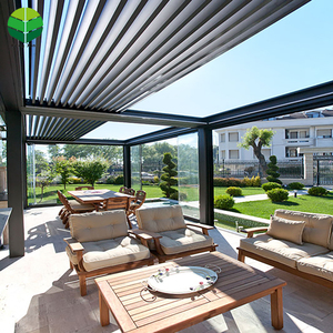 2020 China personalizado hecho bioclimática retráctil de aluminio pérgola con luces LED - Product Image 2