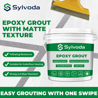 Peinture de sol en sable coloré époxy, revêtement auto-nivelant, finition liquide pour sols à effet marbre brillant pour intérieur et extérieur