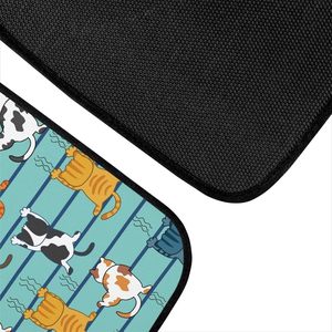 Horse Pattern Car Mats for Women Men Full Set of 4 Trunk Floor Mats Carpets Automotive <strong>Accessories</strong> Universal Fit SUV Sedan <strong>Van</strong>