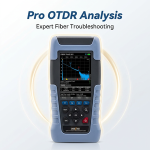 เครื่องทดสอบโทรคมนาคมอเนกประสงค์ Onefind WF1031 Mini Handheld 1310 1550nm 28 26dB OPM VFL OLS RJ45 FTTH Fiber Tracker - Product Image 4