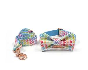 ชุดสายจูงและปลอกคอสุนัขแบบปรับได้ ไม่รัดคอ บุด้วยกำมะหยี่ มีหลายขนาด ตั้งแต่เล็กถึงใหญ่ น่ารัก สามารถสลักชื่อได้ พร้อมชุดสายรัดอกสำหรับลูกสุนัข - Product Image 5