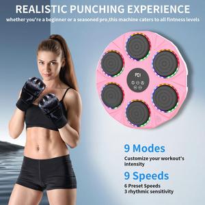 Máquina de Boxeo Inteligente Inalámbrica con Música, Equipo de Boxeo Montado en la Pared para Uso Doméstico - Product Image 5