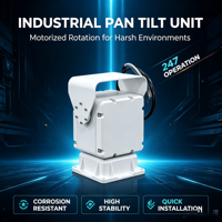 Unité de Pan-Tilt Professionnelle Motorisée à 2 Axes, Positionneur à Rotation 360°, Haute Capacité de Charge pour Caméra de Surveillance, Caméra Thermique, Antenne