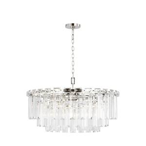Lámpara de Araña Contemporánea de Cristal Chapada en Oro, de Doble Nivel, con Diseño de Gotas de Lluvia, Iluminación Moderna de Lujo para el Hogar, Sala de Estar, Restaurante - Product Image 2