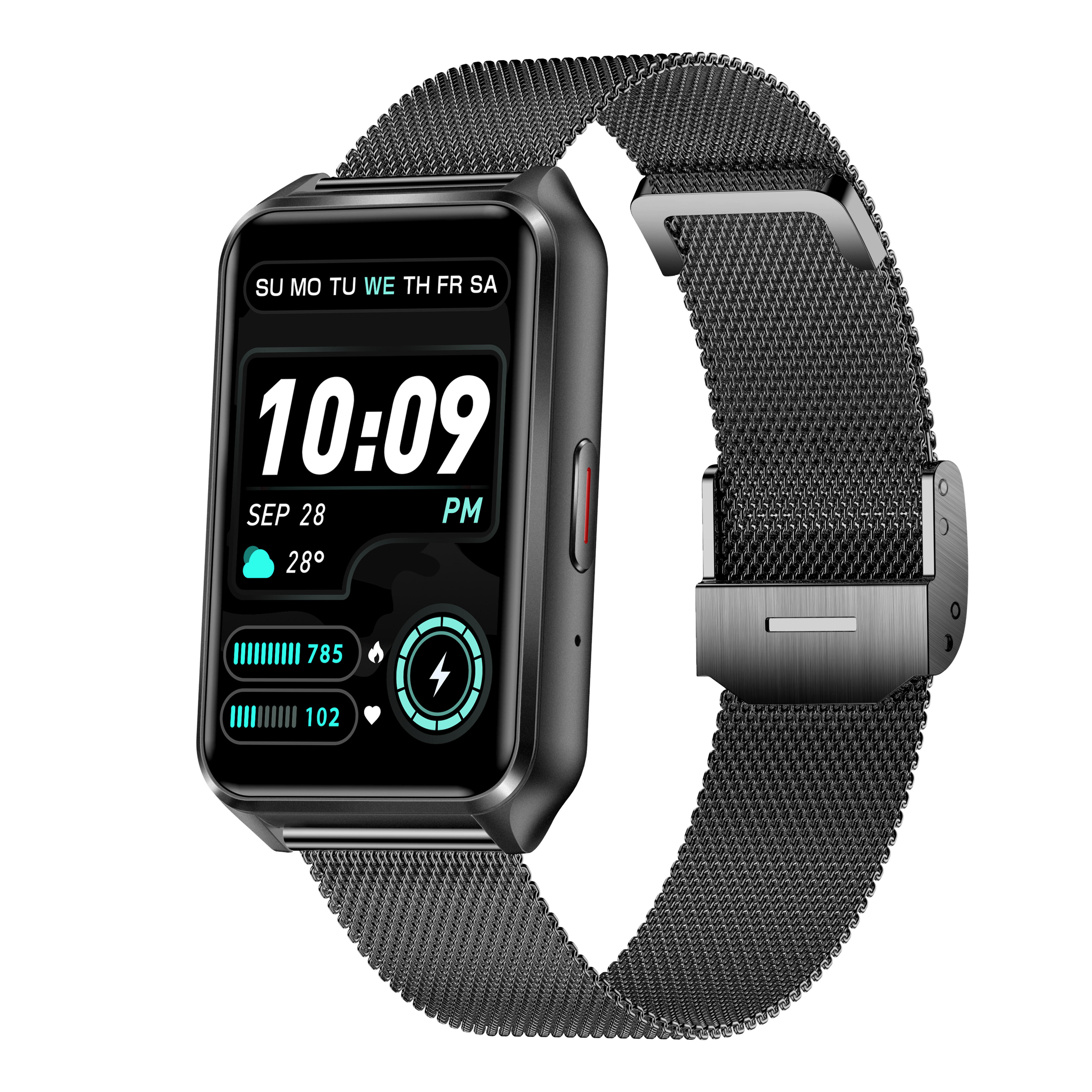 1,57 Zoll Bildschirm H37 Smart Watch Frauen Gesundheitsüberwachung