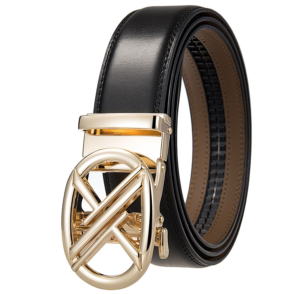 26094-2หัวเข็มขัดทอง + เข็มขัดสีดำ3633