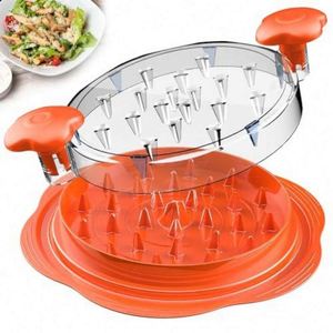 Durable PP Material Manual Shredder Round Chicken Shredder Tool Twist Ergonomic <b>Meat</b> Shredder Machine for Chicken Pork Beef - Product Image 1