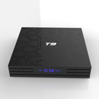 Nuevo Firmware Actualizado para TV Box Android 9 T9 con Chip RK3318, 4GB/32GB, Manual de Usuario, Reproductor Multimedia con Wifi Dual de 2.4G/5G