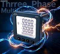 Compteur de puissance triphasé multifonction EASTSONG ES96Y, classe 0.5, analyse des harmoniques, puissance active et réactive, RS485 Modbus RTU, IP65