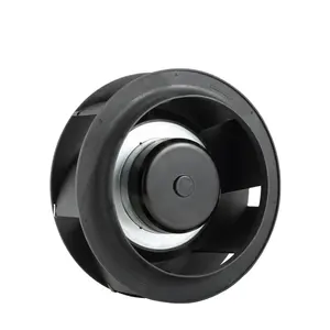 175mm 24V Dc Backward Centrifugal Fan External Rotor Motor Centrifugal Fan With Plastic Wheel