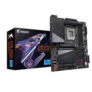 เมนบอร์ด Z790 X WIFI7 LGA 1700 ATX รองรับ DDR5, 4 ช่อง M.2, PCIe 5.0, USB 3.2 Type-C, Wi-Fi 7, 2.5GbE LAN GIGAB - Product Image 1
