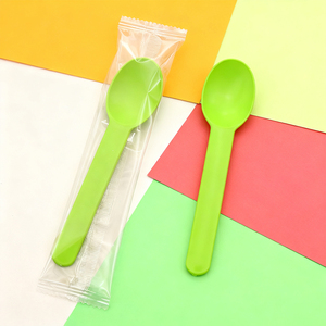 ช้อนทำจากแป้งข้าวโพดแบบปรับแต่งได้ ช้อนโยเกิร์ตย่อยสลายได้ทางชีวภาพ ช้อนไอศกรีมแบบใช้แล้วทิ้งที่เป็นมิตรกับสิ่งแวดล้อม - Product Image 6