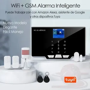 Kit sistema di sicurezza per la casa intelligente allarme Touch App Wireless GSM avvisi sensori di difesa cellulare per la difesa del quartiere domestico - Product Image 2