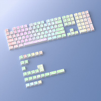 In Stock Wholesale White/Black Contour Lines 4.0 Keycaps Original Factory Height 130-key Two Color Injecting Mold Mini Full Set