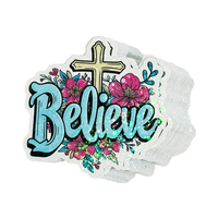 Pegatinas troqueladas láser holográficas de PVC de vinilo brillante personalizadas, adhesivo impermeable para exteriores, logotipo de empresa, etiquetas de señalización, diseño bonito