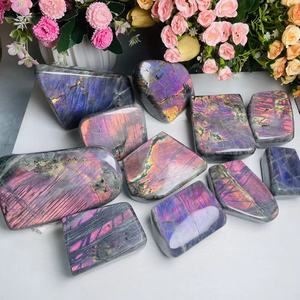 <span class=keywords><strong>Cristallo</strong></span> forma libera cristalli naturali all'ingrosso pietre preziose curative <span class=keywords><strong>Labradorite</strong></span> viola forma libera per la decorazione - Product Image 4
