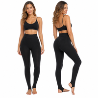 Collants en polaire épais de qualité supérieure - Leggings à étriers effet ventre plat pour les températures extrêmes