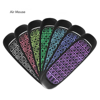 C120 2.4G Voice Mini Keyboard Air Fly Mouse Digunakan untuk Android TV Box Remote Control USB yang Dapat Diisi Ulang