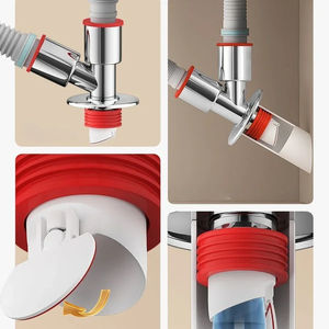 Desagüe de Suelo Moderno de 4 Pulgadas con Tres Cabezas, de Plástico Pulido, con Junta Desodorizante para Cocina y Baño - Product Image 3