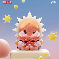 POP MART CRYBABY Crying to the Moon - Mini Série Boîte Mystère Authentique Blind Box Figurines Jouets Surprise Ornement de Sac