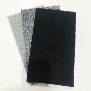 Customization All Kinds Of Activated Carbon Filter Mesh Reticulated PU Activated Carbon Filter Foam Sponge Filter