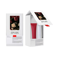 Baume à lèvres teinté hydratant 2 en 1 et teinture à lèvres peel-off, tubes souples à étiquette privée, rose, gloss à lèvres non collant, kit de soin des lèvres