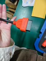 Cable de Diagnóstico Xtruck de 12 Pines a OBD2, Escáner de Motor de Camión, Adaptador OBDII para Conexión de Diagnóstico Vocom