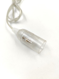 Colokan US & CN kabel daya transparan saklar 304 E14 kawat dalam ruangan kustom lampu garam Himalaya pemegang bahan PVC bohlam kosong - Product Image 2