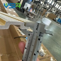 Panel Dinding Busa PS Geometris Modern Dekoratif 3D Ringan untuk Dekorasi Dinding Aksen Kamar Tidur