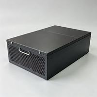 Boîtier de serveur personnalisé pour montage en rack 19 pouces, boîtier de stockage industriel 2 unités, fabrication en tôle, assemblage par peinture en poudre