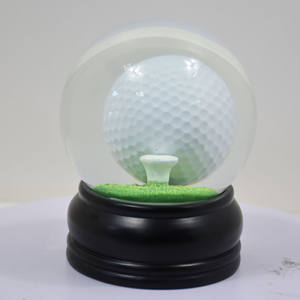 Divertido único personalizado resina deportes Golf nieve cúpula agua nieve bola cristal globo regalo espuma nieve globo - Product Image 6