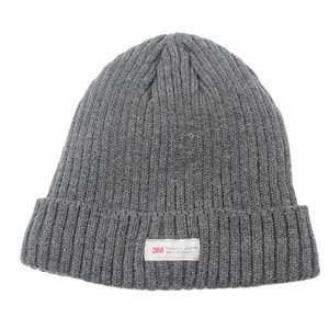 Popular Fashion Shetland Wool Double Knitted Beanie With 3M Thinsulated Lining Winter Hats