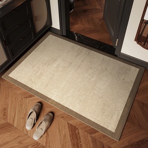 Zhiheng Loop Velvet Door Mat Solid Color Non-Slip Water Absorbing Entrance Hall For Home Hotel Villa - Product Image 3